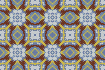 Tribal indian seamless pattern. Color mexican, aztec and maya ornament, ethnic stylish fabric geometric print wallpaper texture vector set. Unique folk, national culture collection