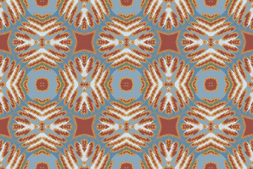 Tribal indian seamless pattern. Color mexican, aztec and maya ornament, ethnic stylish fabric geometric print wallpaper texture vector set. Unique folk, national culture collection