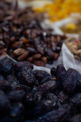 raisins close up in the local market