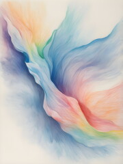 Obraz premium abstract watercolor background with aurora