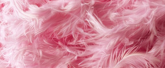 Fototapeta premium Pink feather wool pattern texture background, evoking softness and delicacy