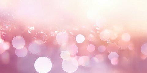 Obraz premium Abstract Pink Bokeh Background
