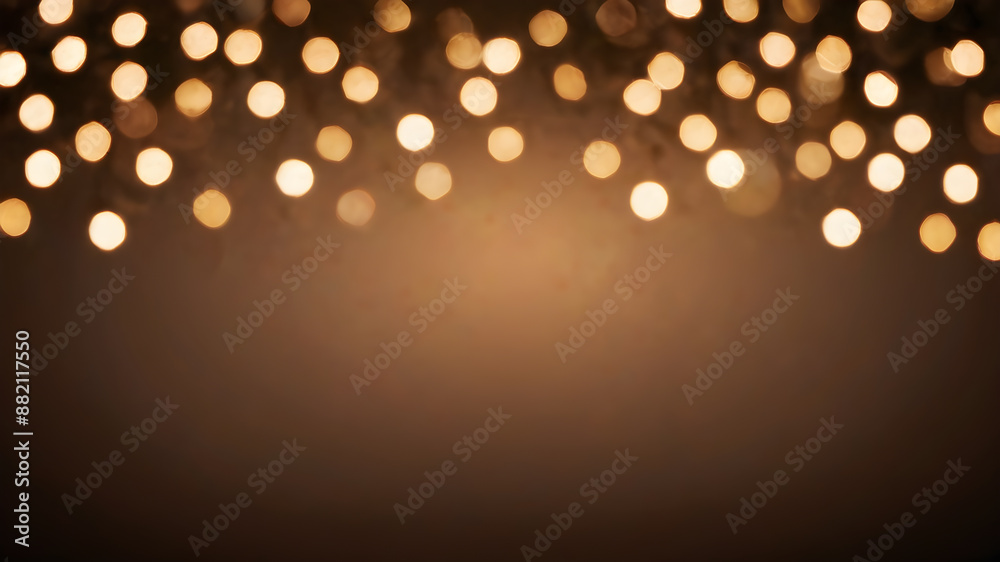 Wall mural artifical intelligence generated bokeh abstract light background. festive background with