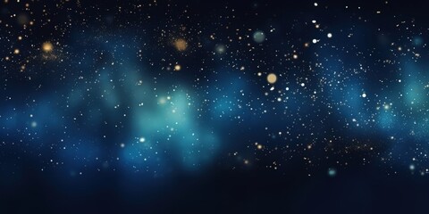 Fototapeta premium Abstract Nebula with Sparkling Stars