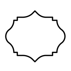 Label Frame Shape Line Icon