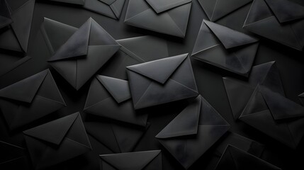 Fototapeta premium Dramatic Geometric Monochrome Abstract Pattern Design