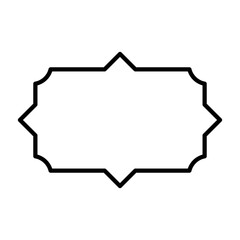 Label Frame Shape Line Icon