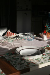 table setting for a dinner