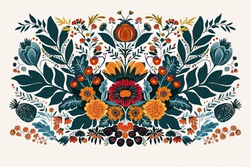 Anemone Flower Watercolor Floral design with green leaf, digital motif design and geometrical pattren design and flower design with seamless pattren design, Hand drawn wildflowers, Floral Drawings 