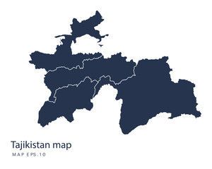 Tajikistan map