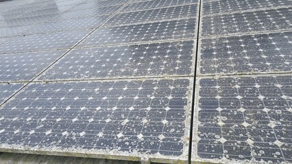 dirty solar panels