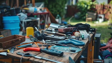 Community Repair Event Promoting Waste Reduction and Circular Economy