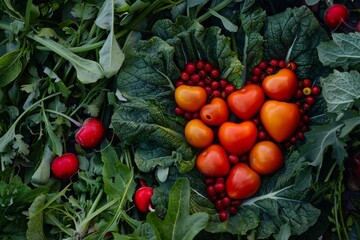 heart shaped vegetable