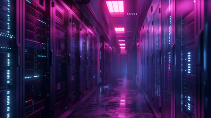 Fototapeta premium Server room 
