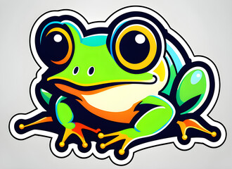 Fototapeta premium frog generative ai