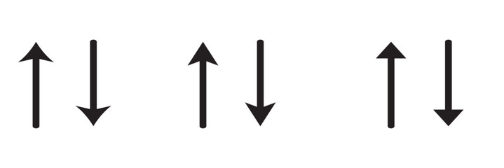 arrows data transfer icon, exchange arrow icons - Swap icon with two arrows
