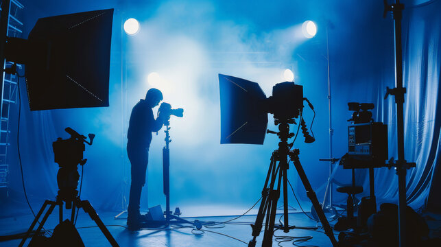 commercial video film movie making set, studio