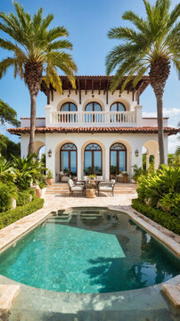 A luxurious Mediterranean style villa