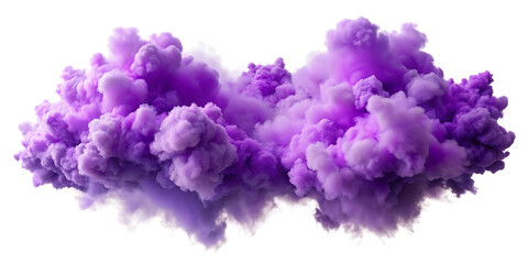 Fototapeta premium purple cloud on white background