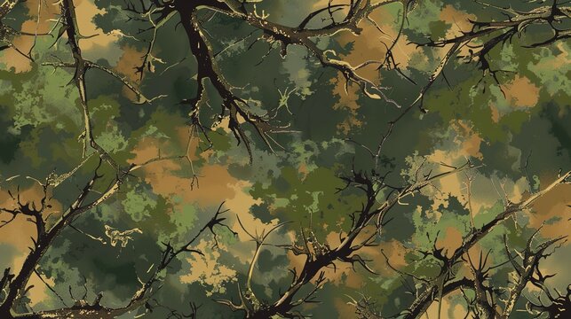 Camo pattern wallpaper