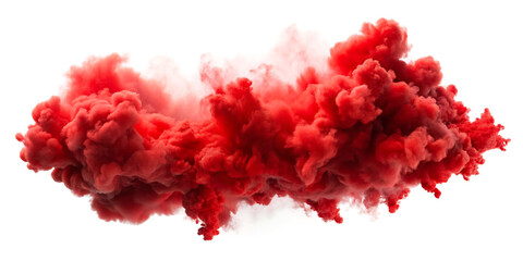 Fototapeta premium red cloud on white background