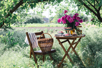 garden and tea party