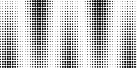 Abstract halftone background. Dot pattern, twisted dotted pattern and pop art. Vector halftone gradient. Dots effect pattern, decoration layout illustration. Comics style