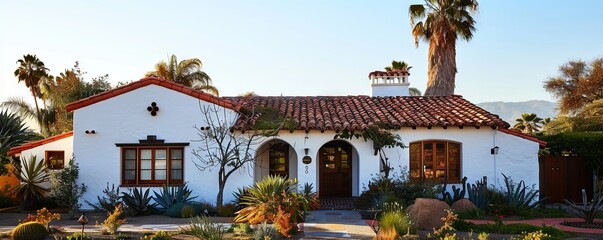 Traditional Spanish-style house.