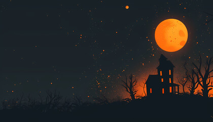 halloween background illustration