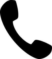 Fototapeta na wymiar 電話の受話器のアイコン