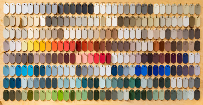 set of color samples