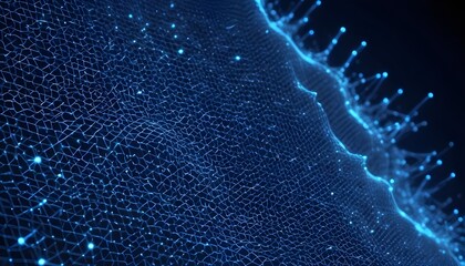 Fototapeta premium abstract blue background with bubbles