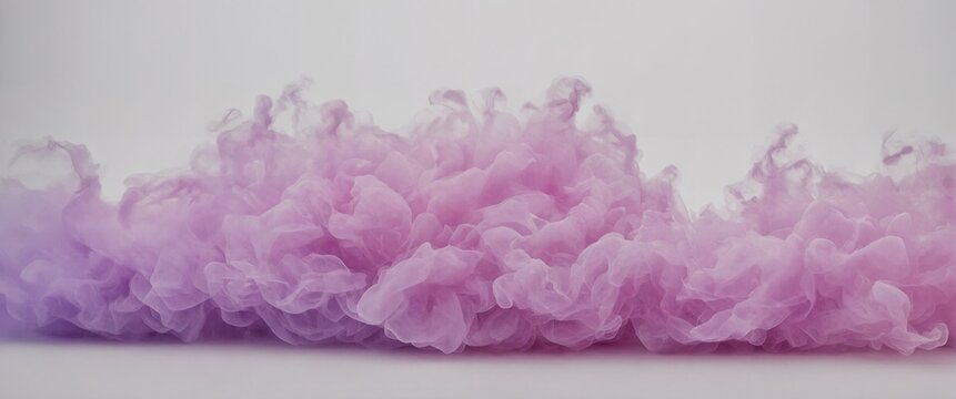 Leuchtend pinke Rauchwolke: Eine atemberaubende Darstellung von weichen, schwebenden Rauchwolken in leuchtendem Pink, die an abstrakte Kunst und kreative Fotografie erinnert