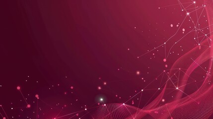 Abstract Red and White Network Background