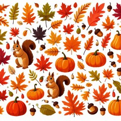 Fall-autumn stock  illustrations