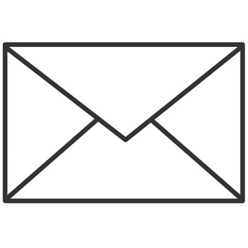recommend clip art: white envelope mail icon sign