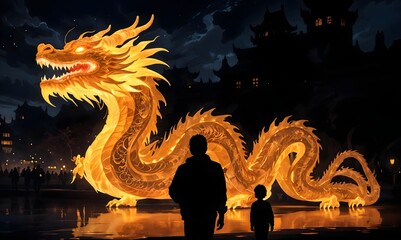 Chinese new year lunar year color digital art photography
