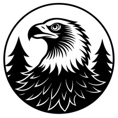 eagle head illustration