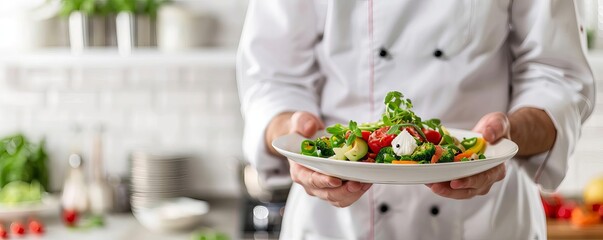 Chef planning a menu with kitchen staff, culinary planning, operational support