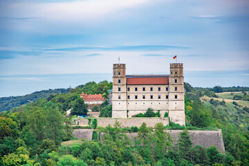 Obraz premium eichstätt, beautiful summer city view, germany architecture