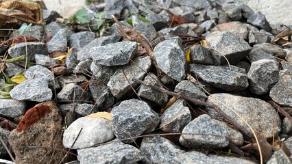 abstract, architecture, arrangement, backdrop, background, black, block, boulder, brown, building, closeup, cobblestone, construction, design, detail, dirty, garden, granite, gravel, gray, grunge, har