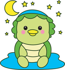Kawaii japanese mythology Kappa sticker cute.
Cute kappa mascot ghost japanese.