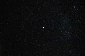 a black sky with bright stars and constellations