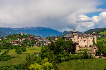 Obraz premium Prösels Castle in the Dolomites in South Tyrol, Italy.
