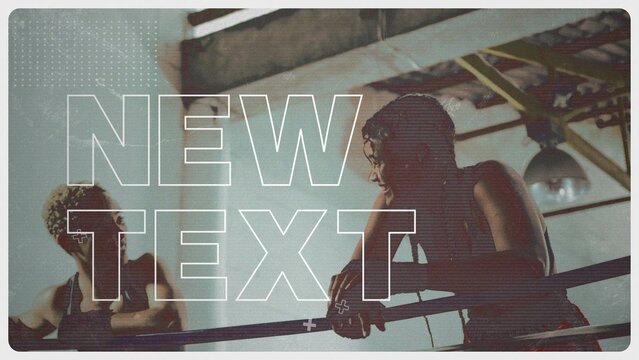 Grunge Intro Title Reveal