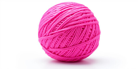 pink ball of yarn