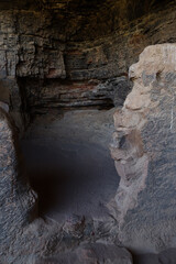 Inside the lower cliff dwellings at Tonto National Monument, Arizona
