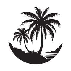  coconut tree vector 