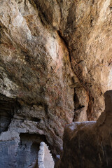 Inside the lower cliff dwellings at Tonto National Monument, Arizona
