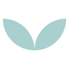 Leaf shape. Suitable for design decoration, infographic, pattern, apparel, stationery, and more.